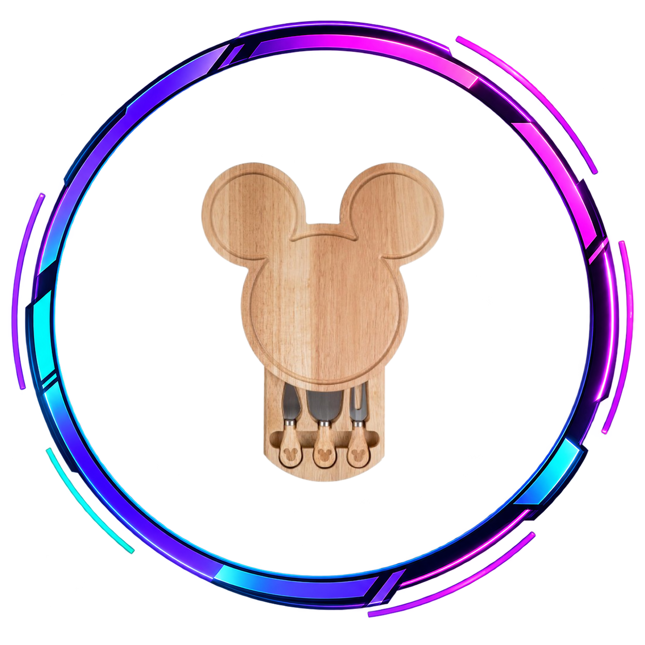 Disney Mickey Mouse Head Cheese & Charcuterie Board Set