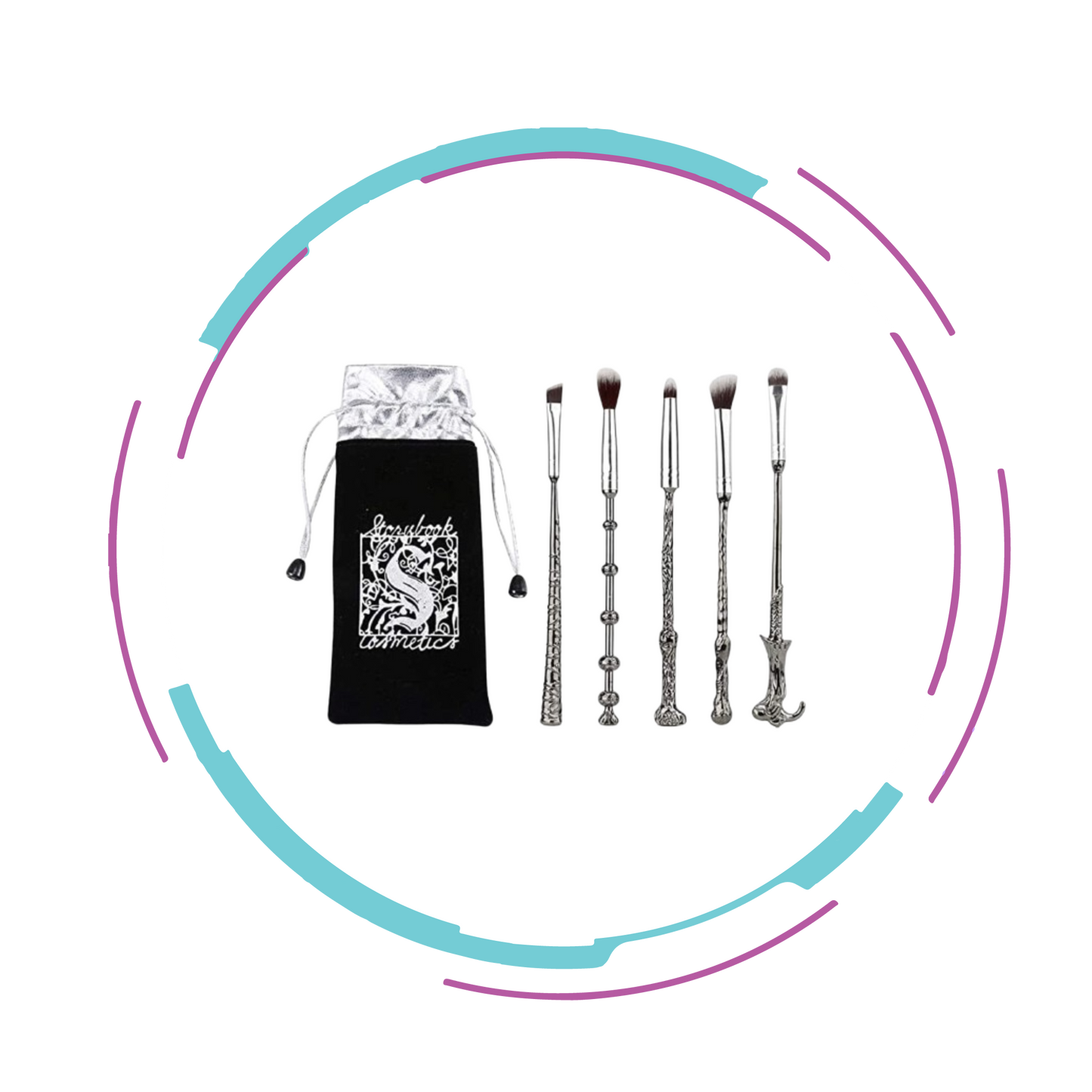 Harry Potter Wand Make-Up Brush Set (5 PCs)