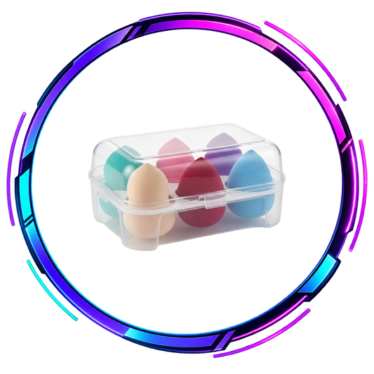 6-Piece Beauty Blender Set With Storage box